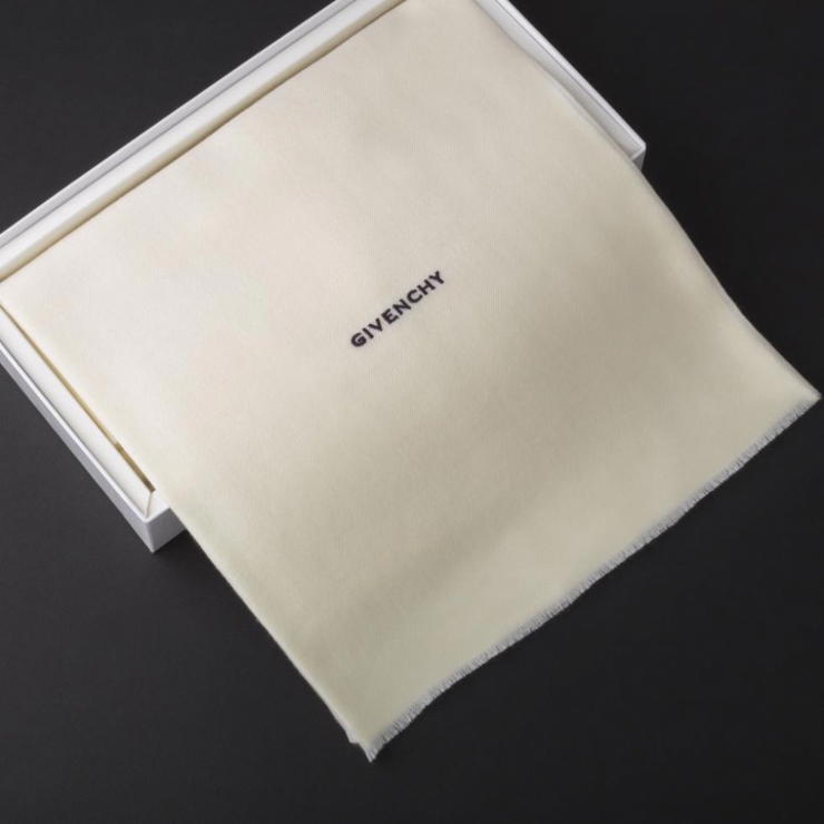 Givenchy Shawl Wool for men white size 55