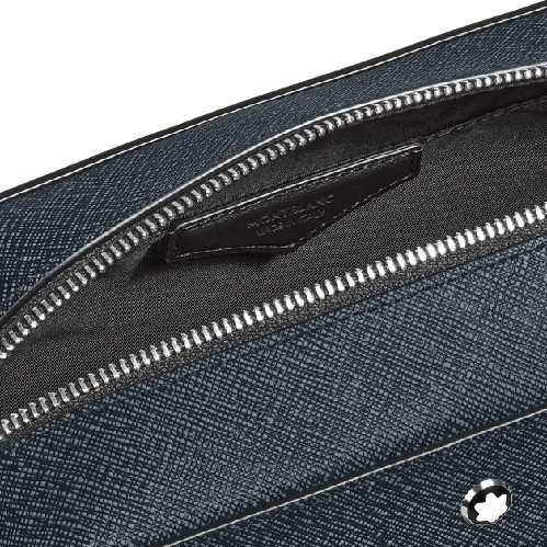 Montblanc Sartorial Clutch Blue and Black