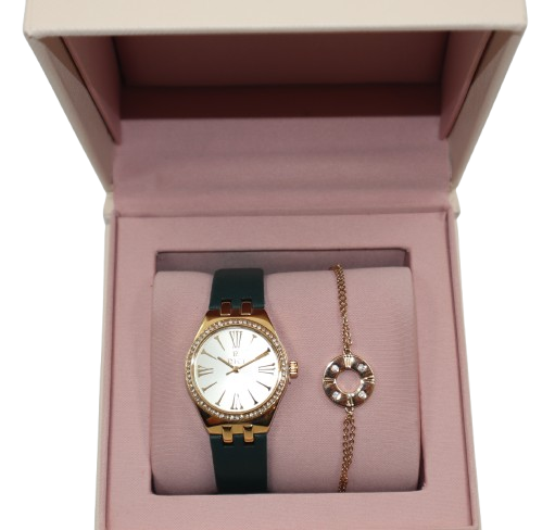 DICI Milano Women's Watch Set with Bracelet - Green