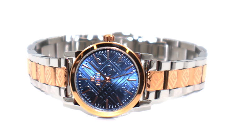 DICI Milano watch for ladies stainless steel rose gold , Blue
