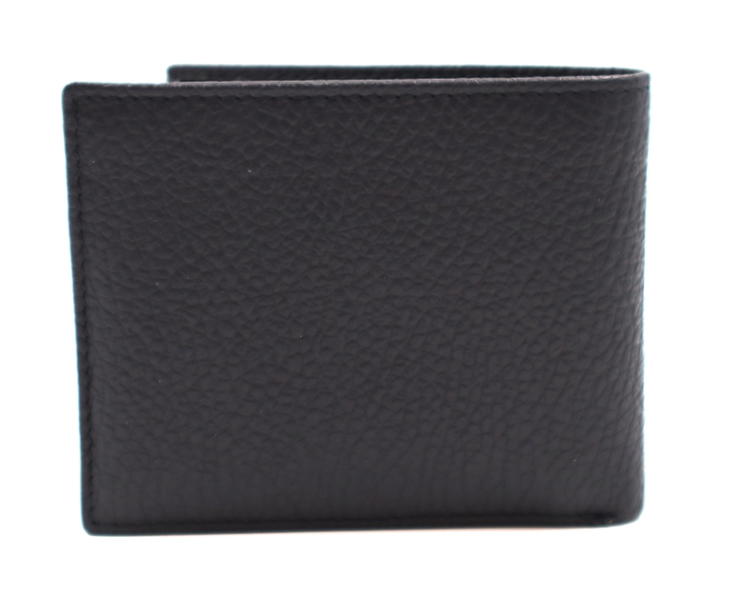 Police Men's Wallet - Black Leather with Card Holder 