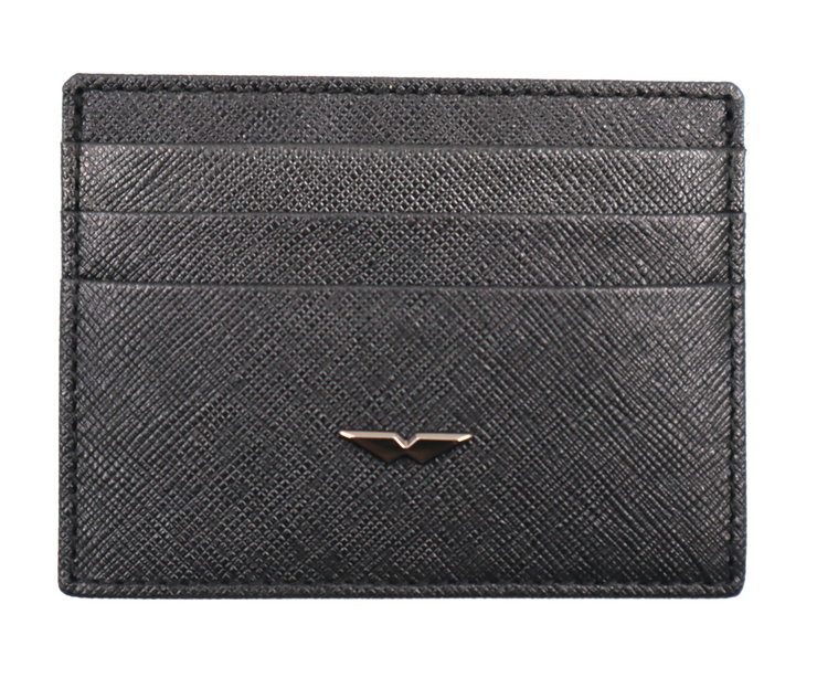 Police Saffiano Leather Cardholder - Sleek & Premium