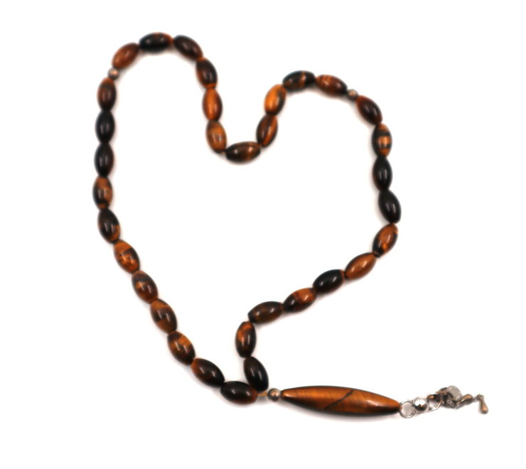 Tateossian Tiger Eye Prayer Beads - Elegant & Handcrafted