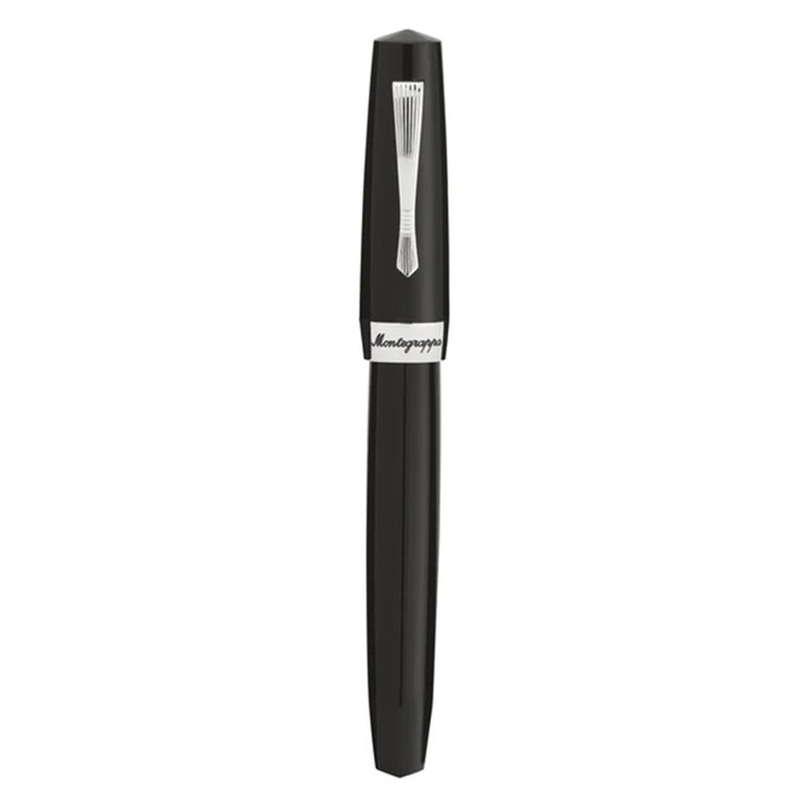 Montegrappa Elmo 02 Rollerball Pen, Jet Black
