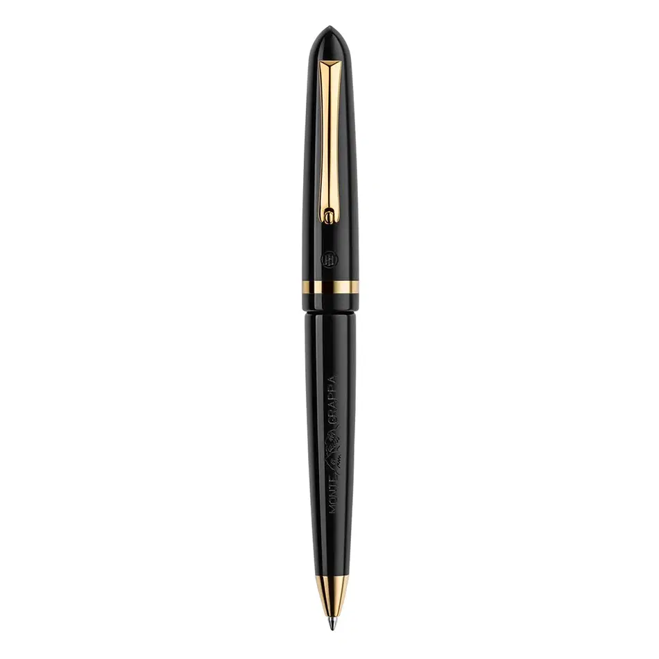 Montegrappa Venetia Ballpoint pen, Black Resin, Gold