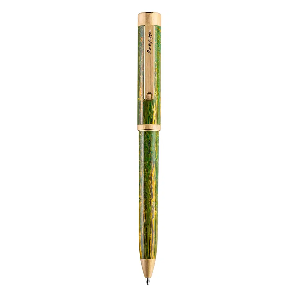 Montegrappa Zero Zodiac Gemini Ballpoint pen, Green, Gold