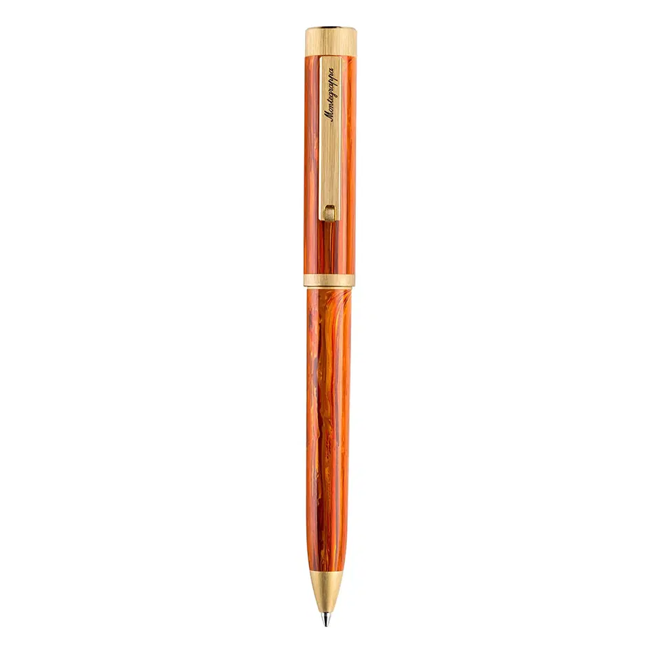 Montegrappa Zero Zodiac Leo Ballpoint pen, Orange