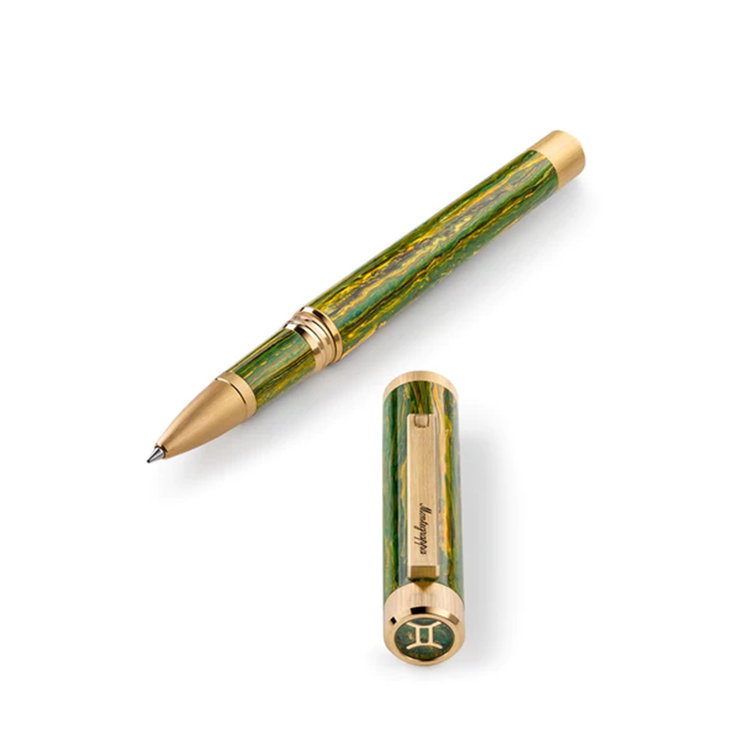 Montegrappa Zero Zodiac Gemini Rollerball pen, Green