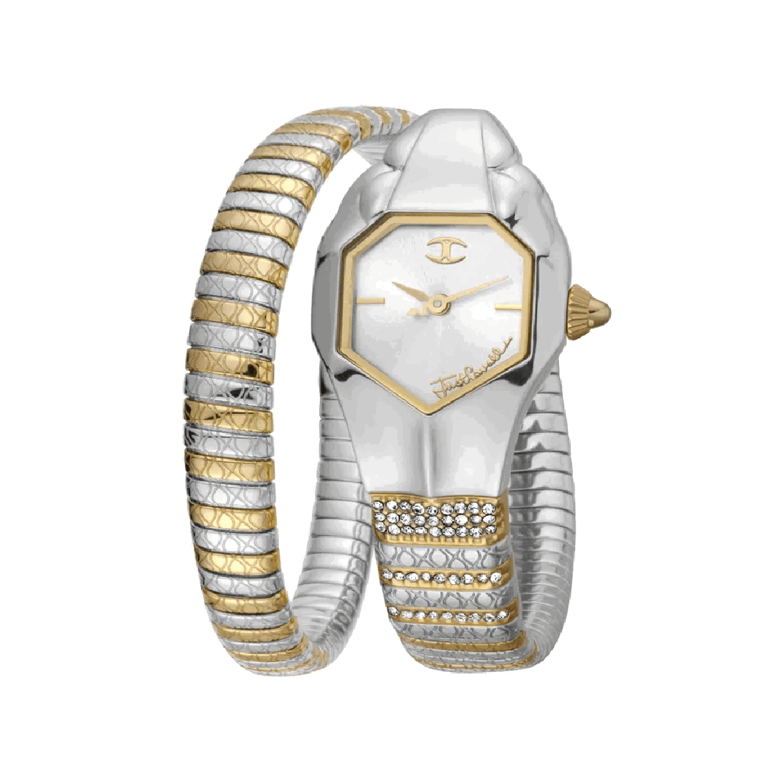 Just Cavalli Lady Snake Signature Snake Ladies Watch