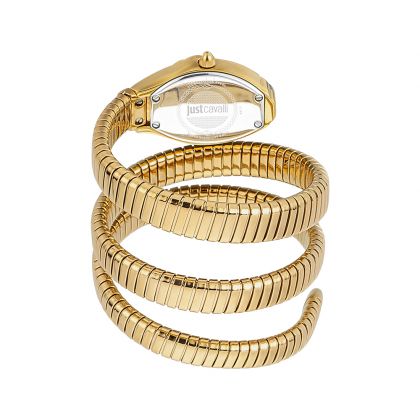 Just Cavalli Serpente Emozioni Watch for women steel Gold
