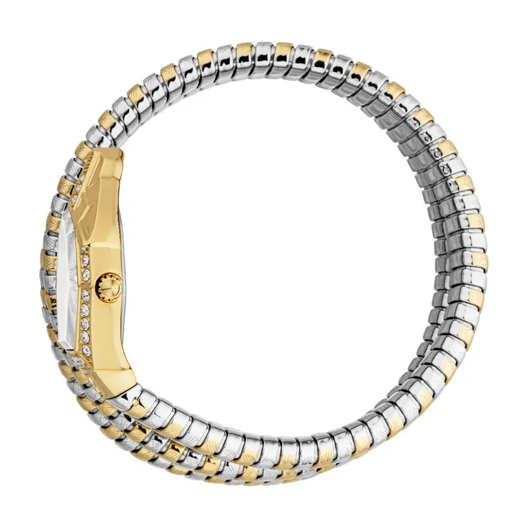 Just Cavalli Mesmerizing Snake Ladies Two Tone Watch