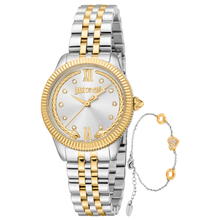 ساعة يد فالنتين من جست كافالى للنساء استيل لون ذهبى وفضى 