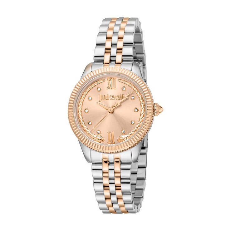 Just Cavalli Valentine's Watch With Bracelet - Rose gold , Silver