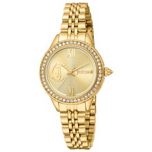 ساعة يد جلام شيك من جست كافالى للنساء استيل لون ذهبى  