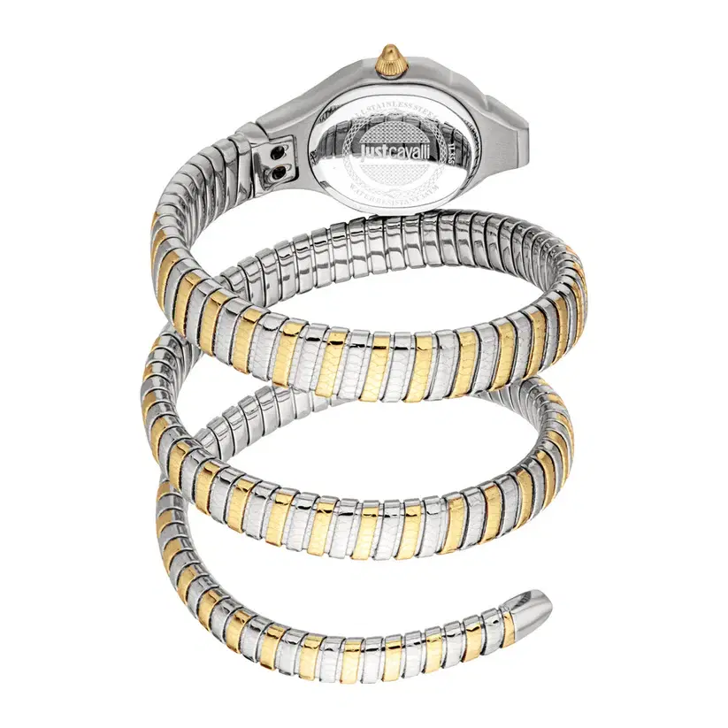 Just Cavalli Vita Ladies Watch – Silver & Gold 