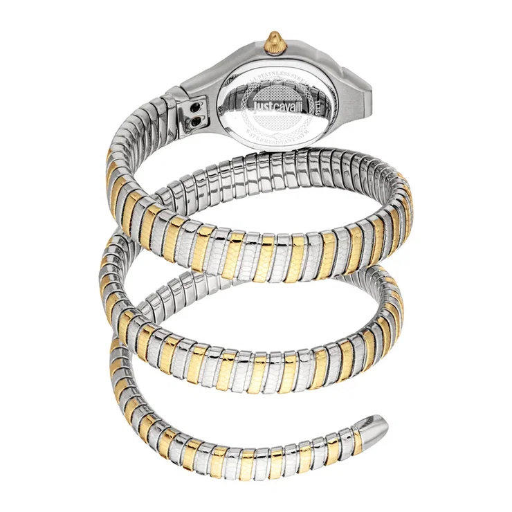 Just Cavalli Vita Ladies Watch – Silver & Gold