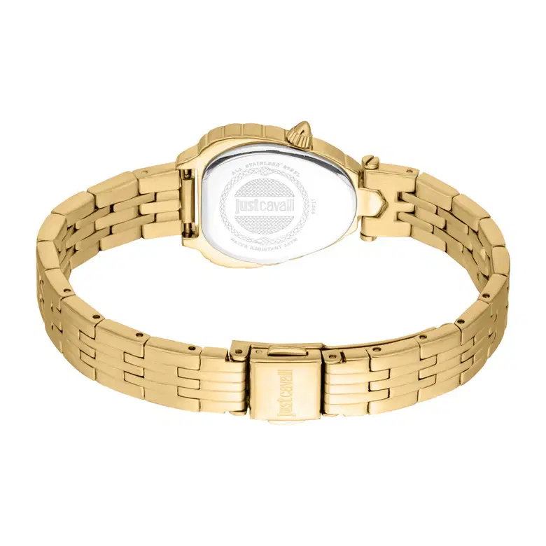 Just Cavalli Animalier Ladies Gold Tone Steel Watch