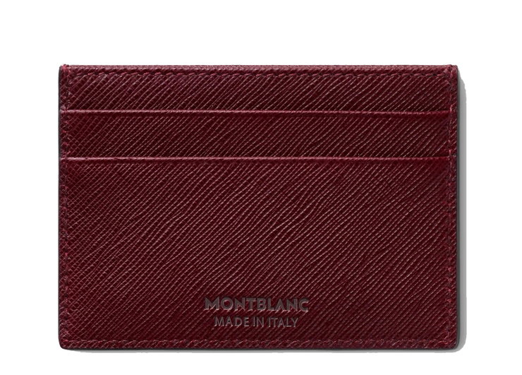 Montblanc Sartorial card holder 5cc burgundy