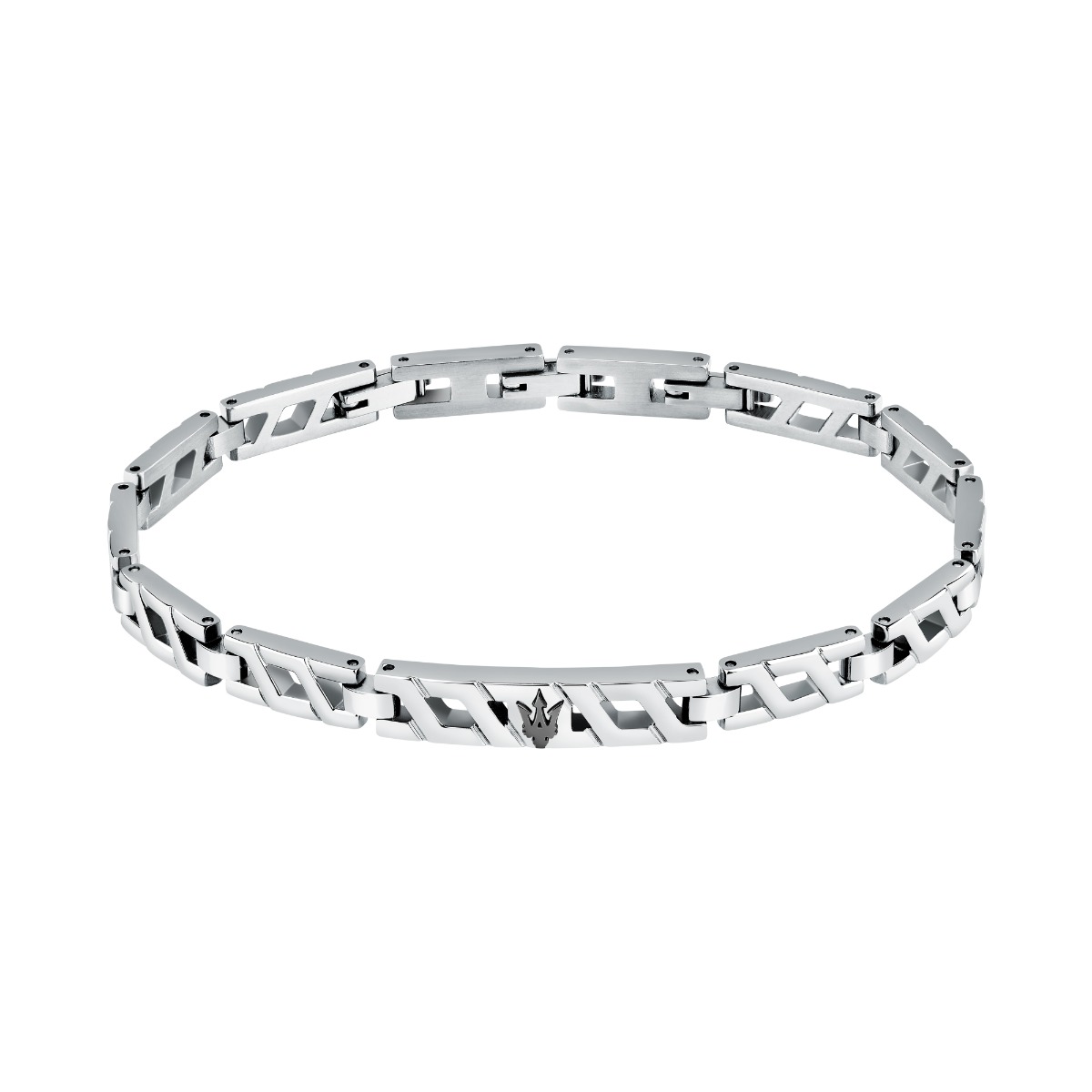 Maserati ICONIC bracelet stainless steel Silver size 18.5+3CM