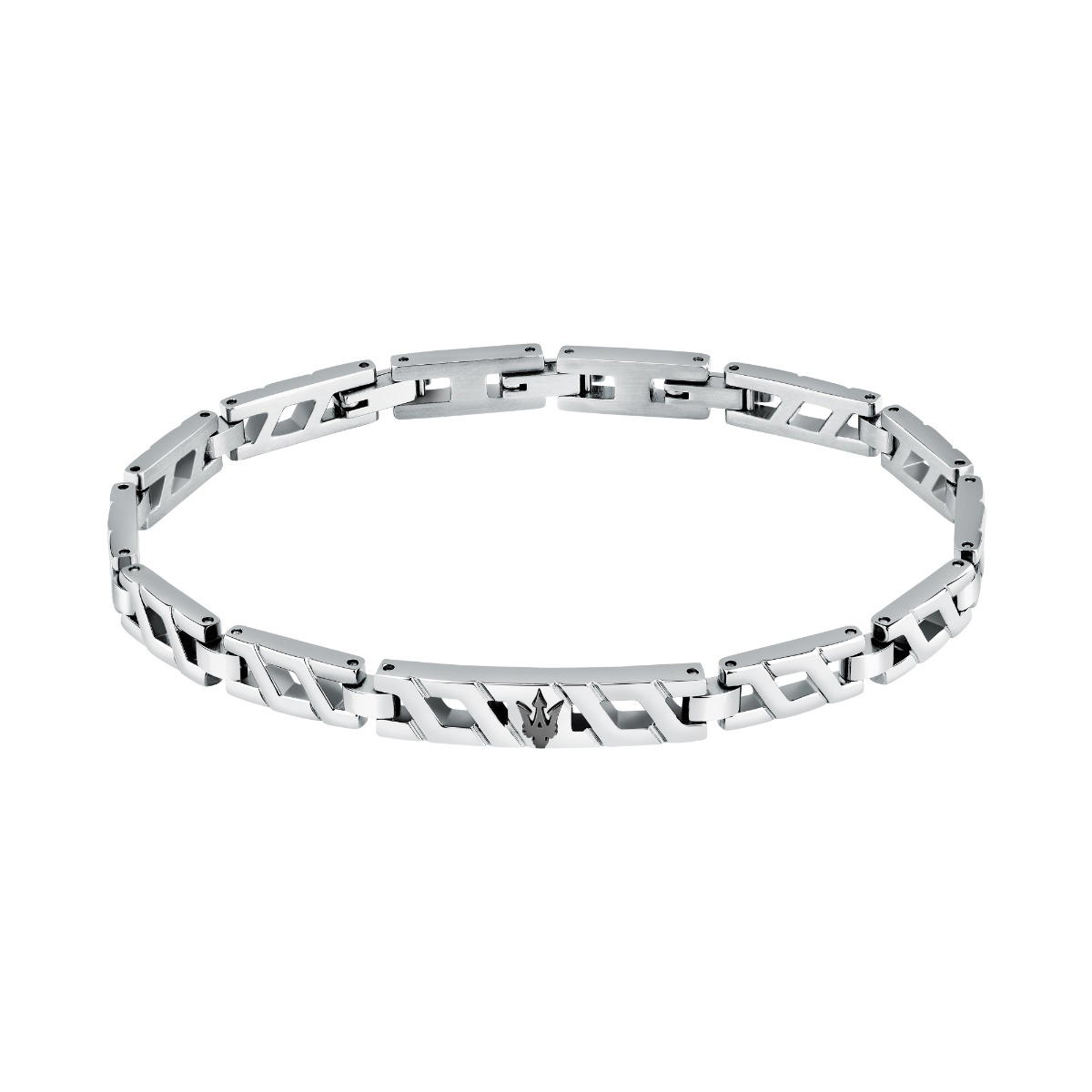 Maserati ICONIC bracelet stainless steel Silver size 18.5+3CM