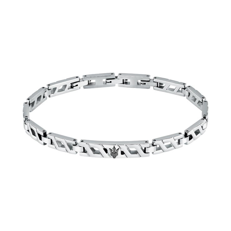 Maserati ICONIC bracelet stainless steel Silver size 18.5+3CM