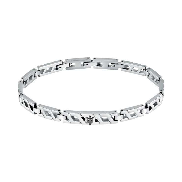 Maserati ICONIC bracelet stainless steel Silver size 18.5+3CM