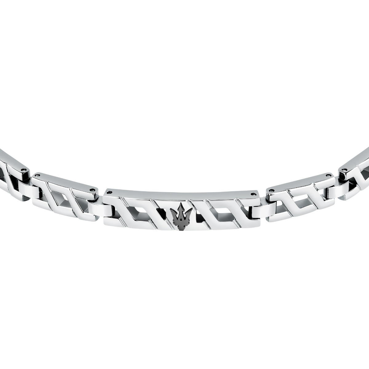 Maserati ICONIC bracelet stainless steel Silver size 18.5+3CM