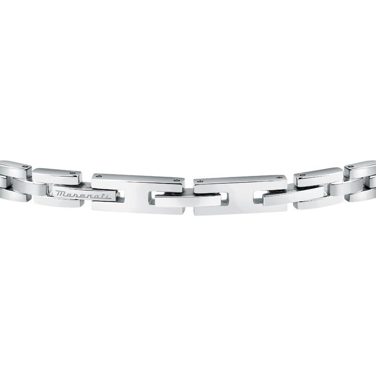 Maserati ICONIC bracelet silver , Gold with crystal size 18.5+3CM