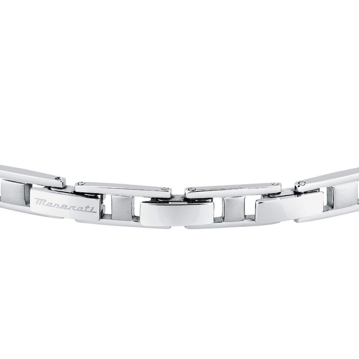Maserati SAPPHIRE bracelet steel silver , rose gold size 18+3.5CM