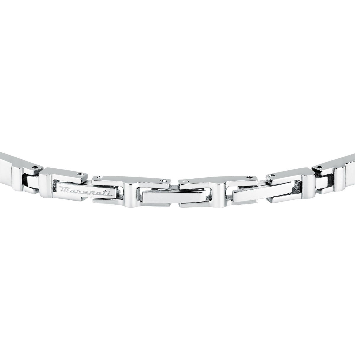 Maserati SAPPHIRE bracelet steel silver , grey size 18+3.5CM