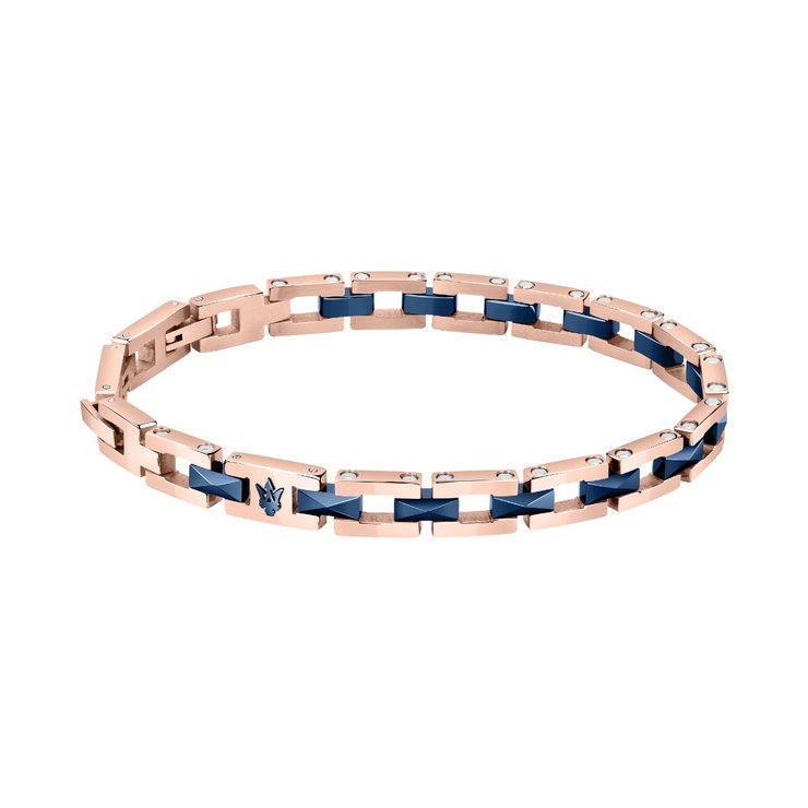 Maserati Bracelet For Men Stainless Steel Rose Gold