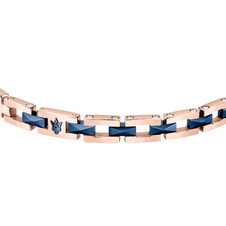 Maserati Bracelet For Men Stainless Steel Rose Gold