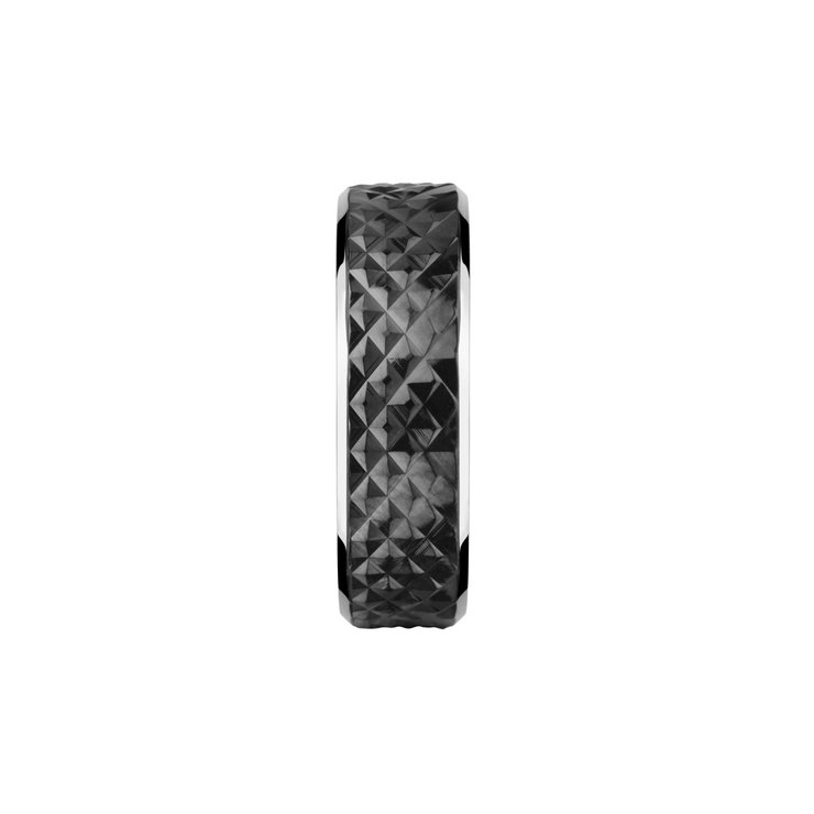 Maserati Ring For Men Stainless Steel Black size 21