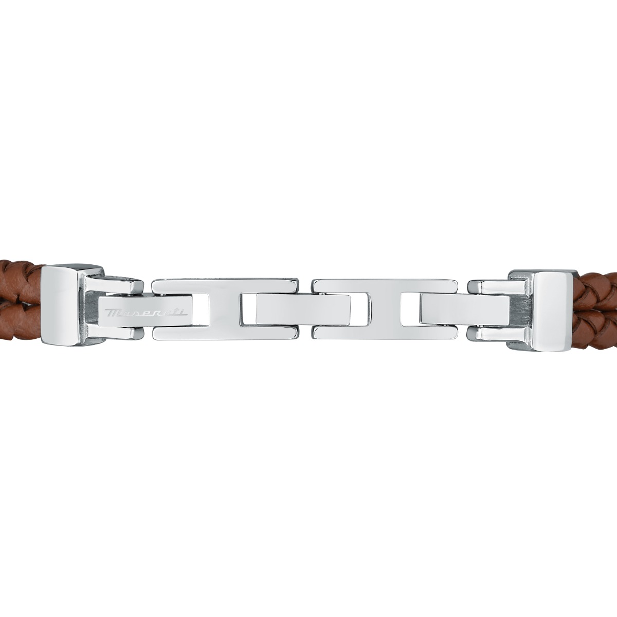 Maserati Bracelet For Men Leather Brown , Blue
