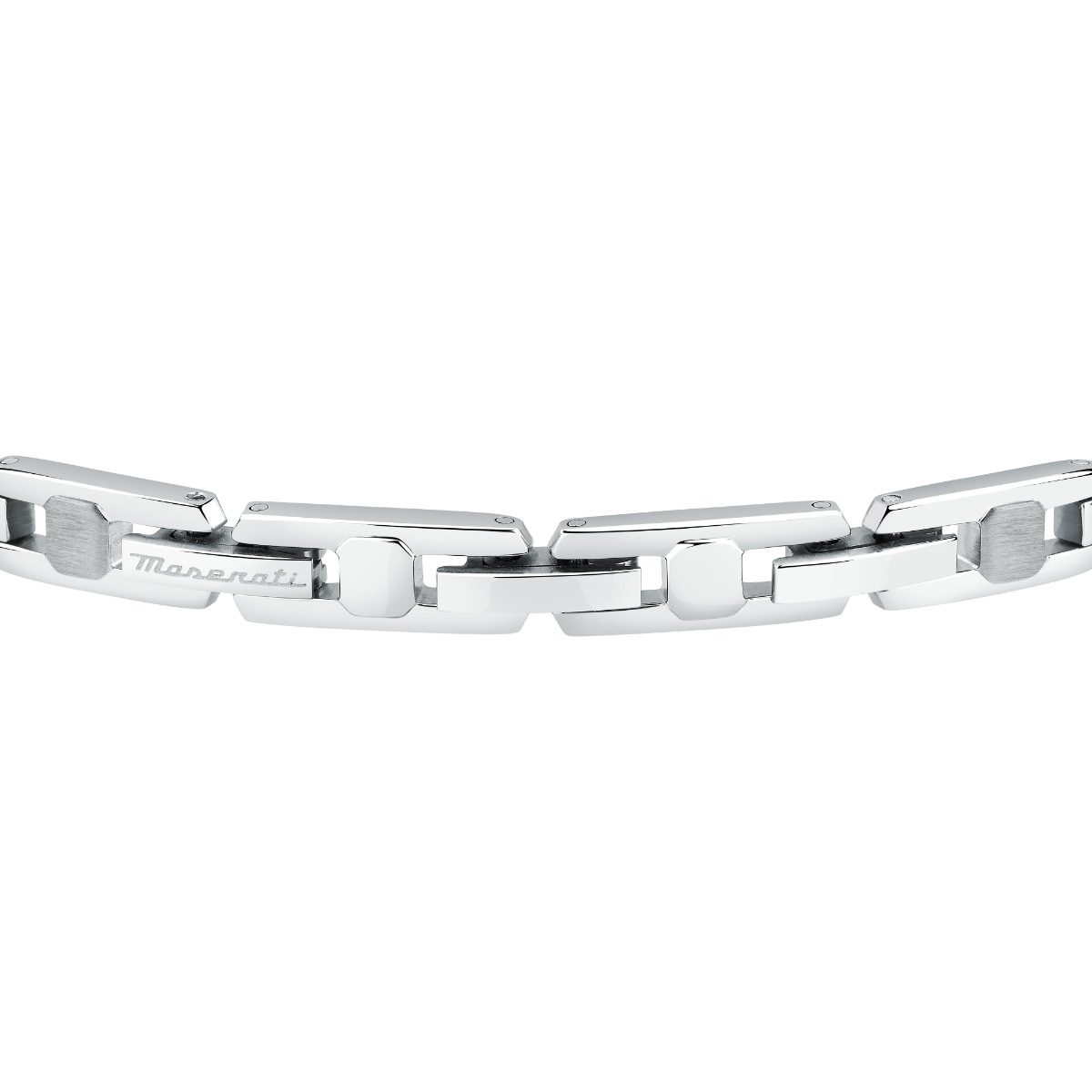 Maserati gent bracelet steel silver , Blue