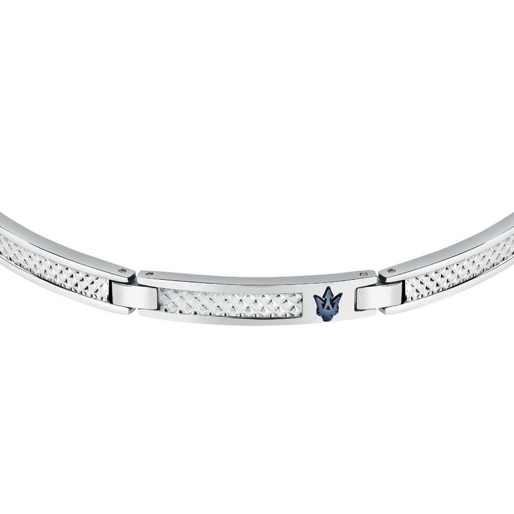 Maserati bracelet for men Iconic steel silver 