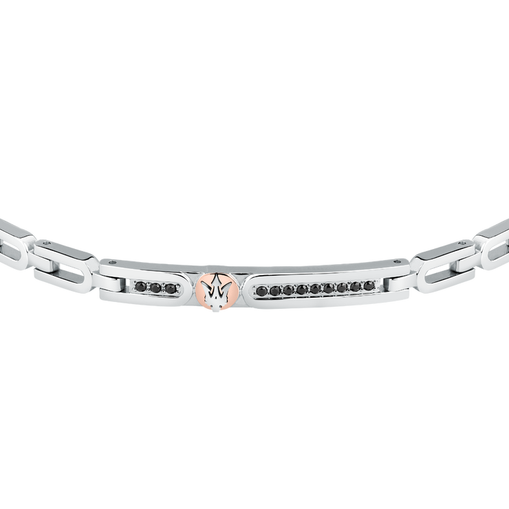 Maserati gent bracelet stainless steel silver , rose gold