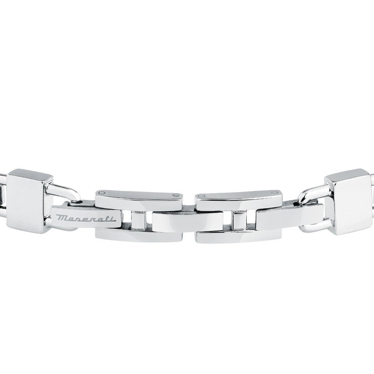 Maserati Men's Bracelet - sleek black ceramic accents