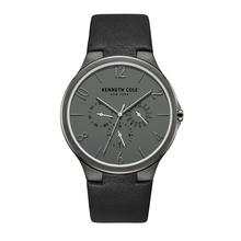 Kenneth Cole New York Men Watch Black Leather 