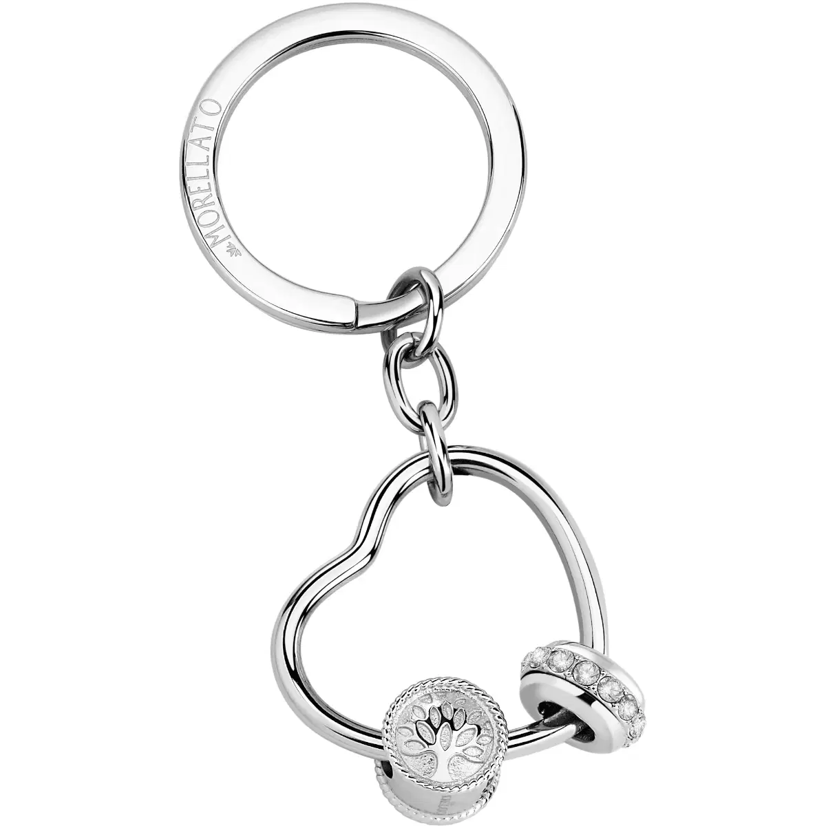 Morellato STORY keyring for women steel silver  