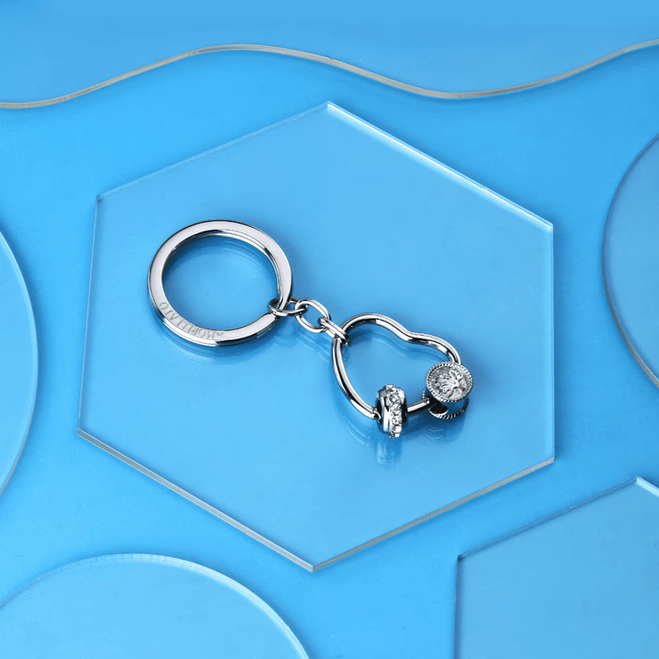 Morellato STORY keyring for women steel silver  