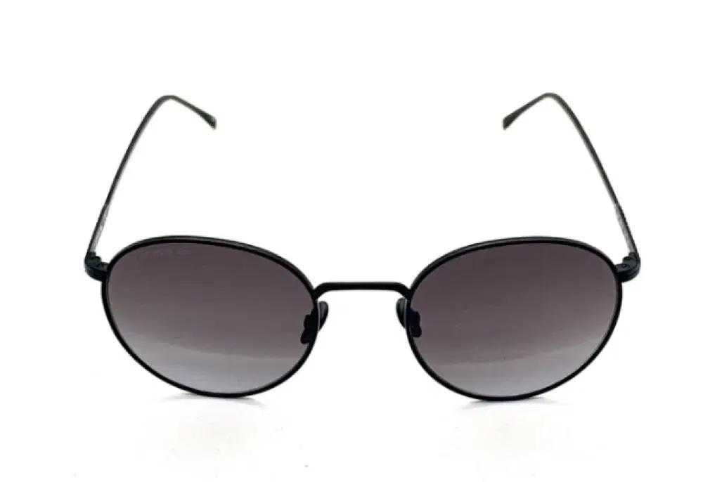Lacoste Round Black Metal Sunglasses for Men 