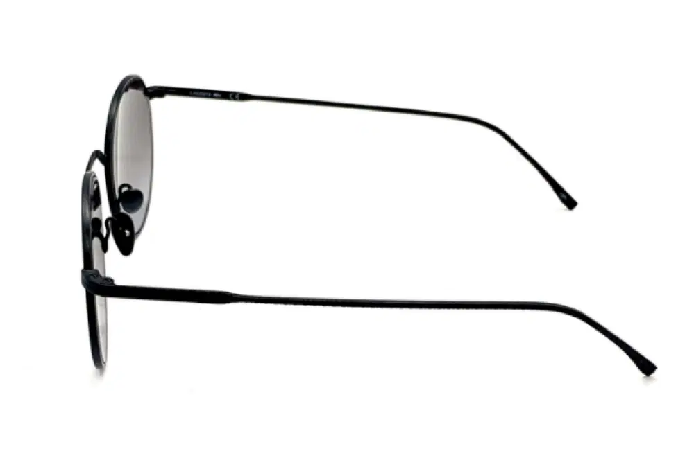 Lacoste Round Black Metal Sunglasses for Men 