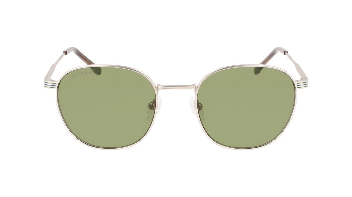 Lacoste Men's Sunglasses - Silver Frame & Green Lenses