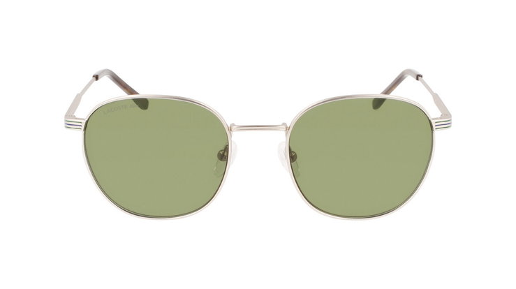 Lacoste Men's Sunglasses - Silver Frame & Green Lenses