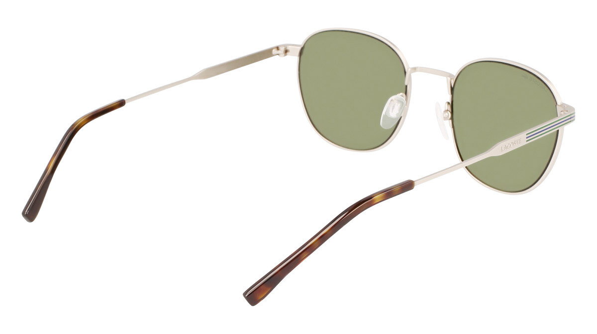 Lacoste Men's Sunglasses - Silver Frame & Green Lenses