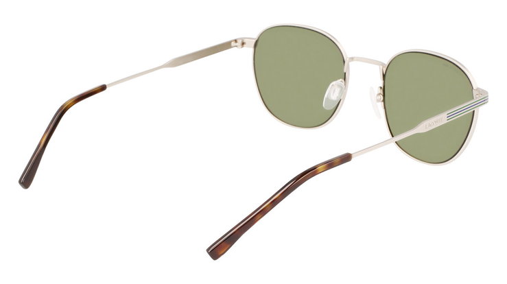 Lacoste Men's Sunglasses - Silver Frame & Green Lenses