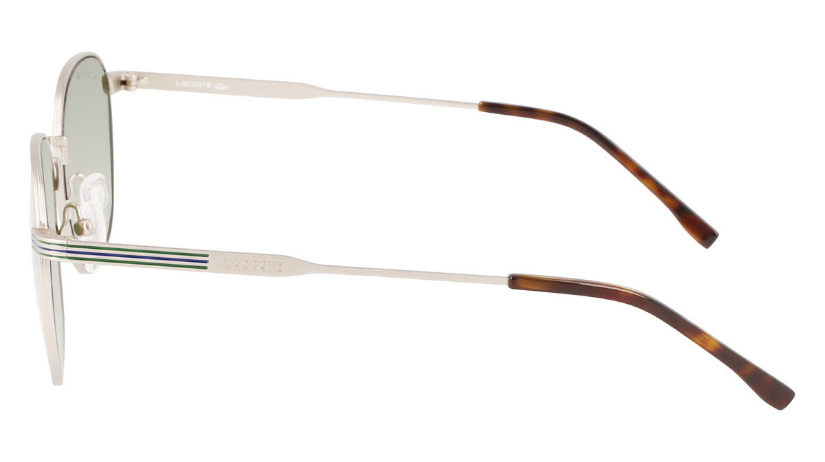 Lacoste Men's Sunglasses - Silver Frame & Green Lenses