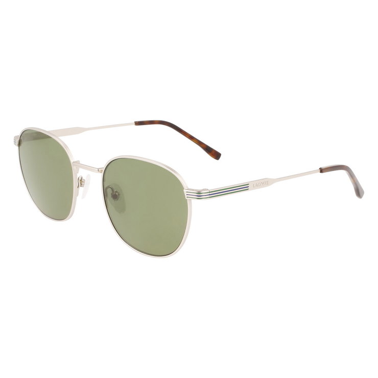 Lacoste Men's Sunglasses - Silver Frame & Green Lenses