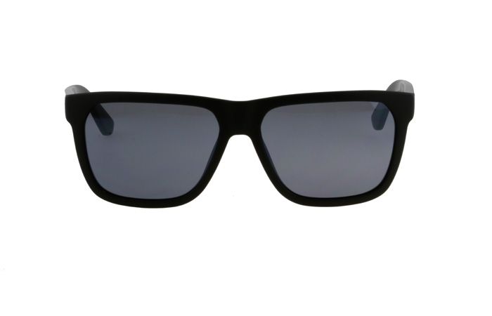 Lacoste Men's Rectangular Sunglasses - Black Frame and Grey 